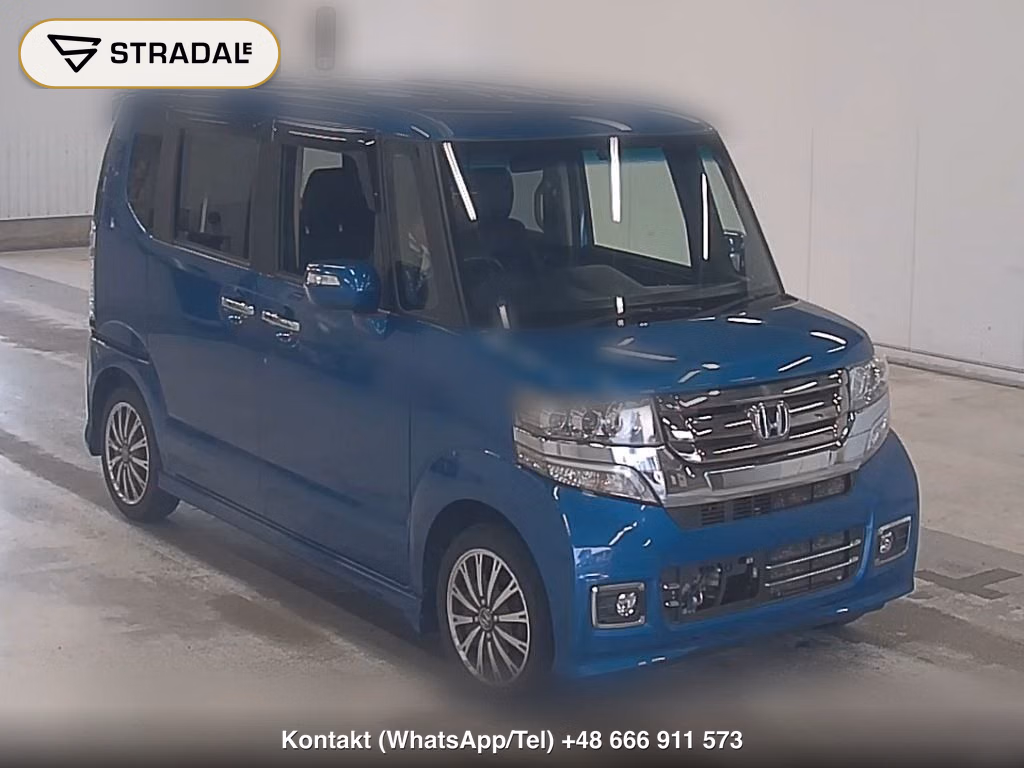 HONDA N-BOX CUSTOM 4WD G・TURBO L PACKAGE 2015, aukcja z Japonii, zdjęcie 1