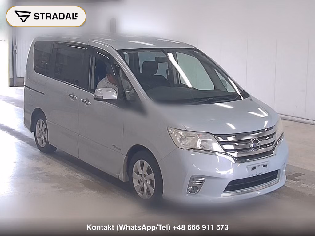 NISSAN SERENA 5D HIGHWAY STAR S-HYBRID V SELECTION 2013, aukcja z Japonii, zdjęcie 1