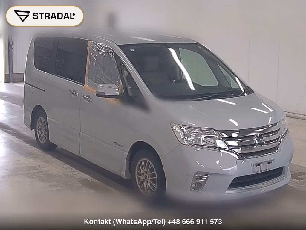 NISSAN SERENA 5D HIGHWAY STAR S-HYBRID V SELECTION 2013, aukcja z Japonii, zdjęcie 1