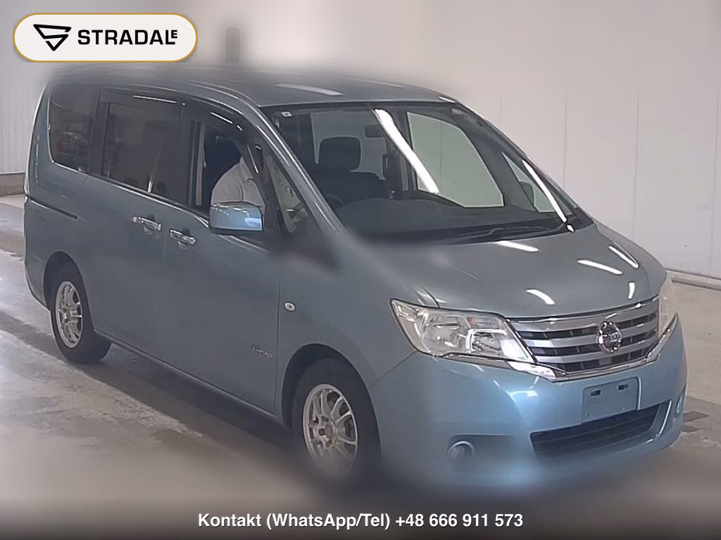 NISSAN SERENA 5D 20X S-HYBRID 2013, aukcja z Japonii, zdjęcie 1