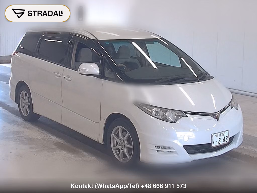 TOYOTA ESTIMA 5D 4WD 2.4 AERAS G EDITION 2007, aukcja z Japonii, zdjęcie 1
