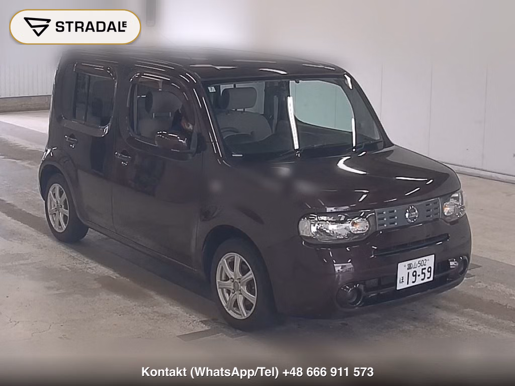 NISSAN CUBE 15X INDIGO + PLASMA 2010, aukcja z Japonii, zdjęcie 1
