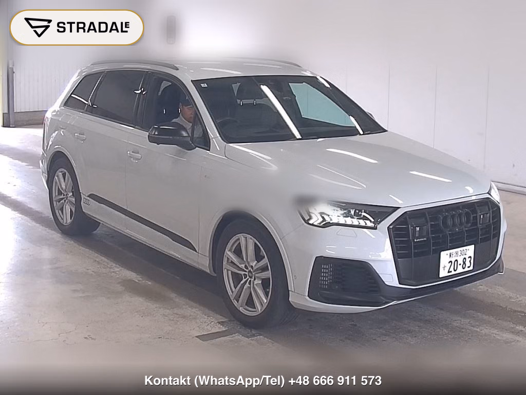 AUDI Q7 4WD 55TFSI QUATTRO S LINE 2022, aukcja z Japonii, zdjęcie 1