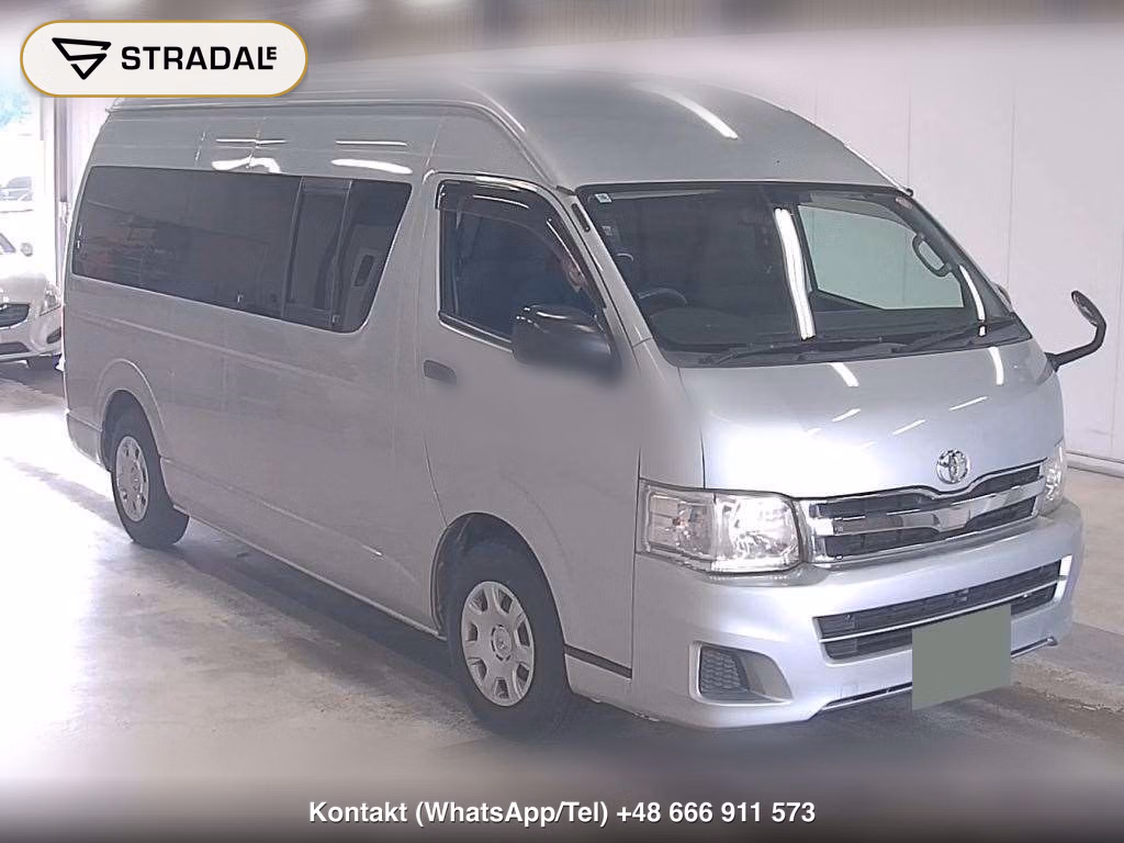 TOYOTA HIACE VAN 4D SUPER LONG DX GL PACKAGE 2013, aukcja z Japonii, zdjęcie 1