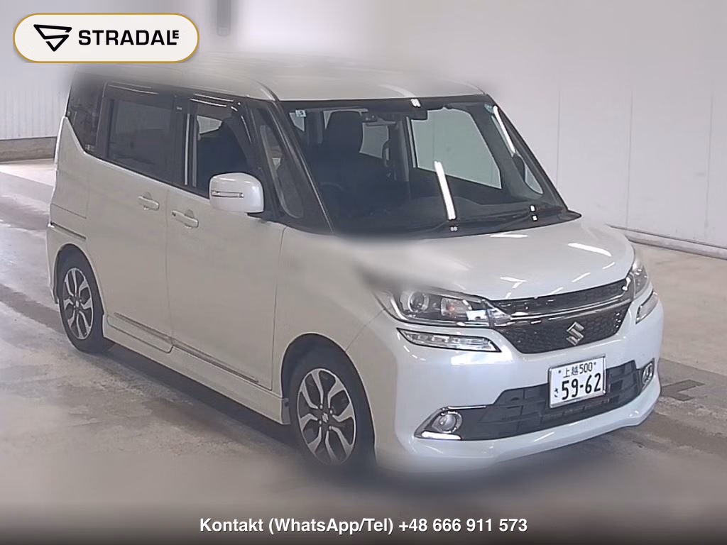 SUZUKI SOLIO BANDIT 4WD HYBRID MV 2017, aukcja z Japonii, zdjęcie 1