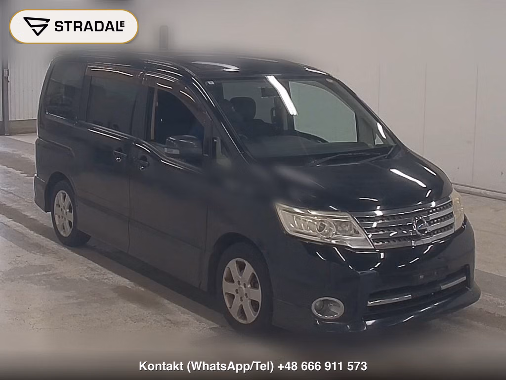 NISSAN SERENA 5D HIGHWAY STAR V AERO SELECTION 2010, aukcja z Japonii, zdjęcie 1