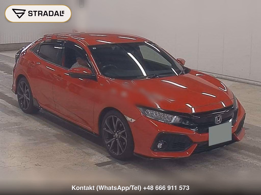 HONDA CIVIC 5D HATCHBACK 2017, aukcja z Japonii, zdjęcie 1