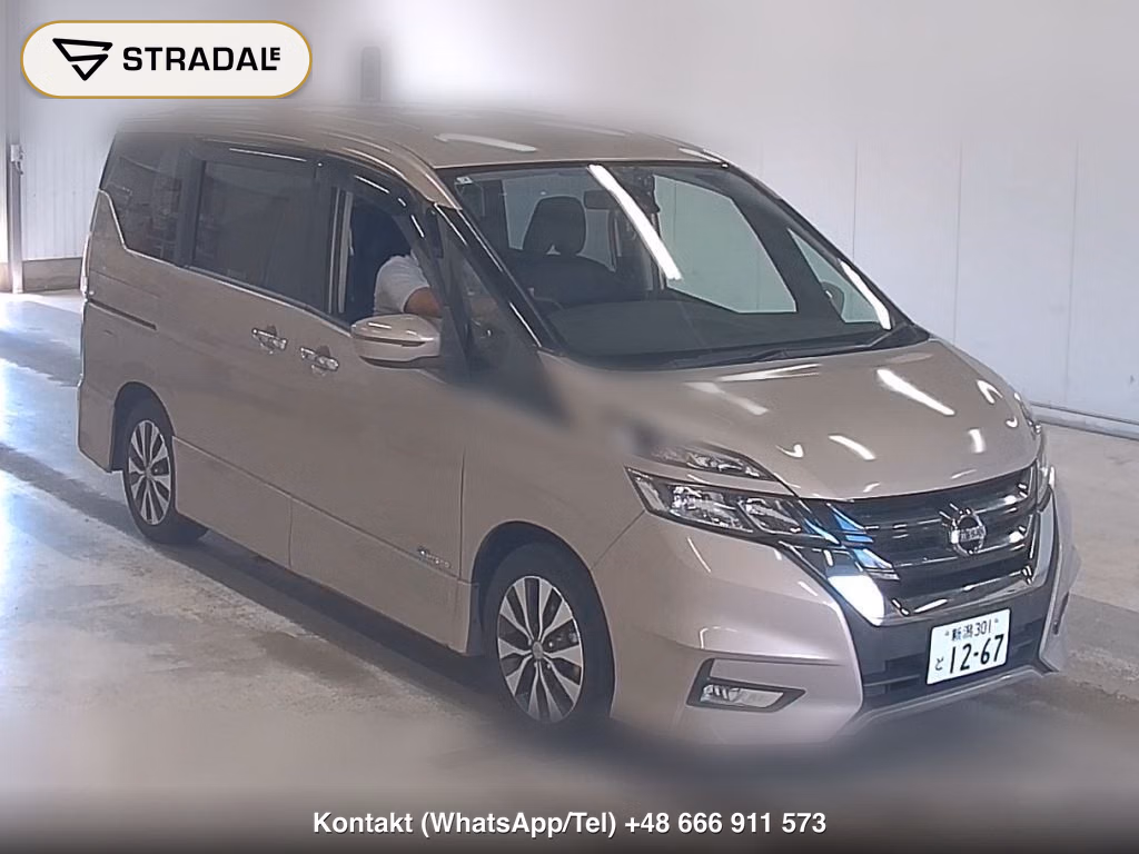 NISSAN SERENA 5D HIGHWAY STAR 2017, aukcja z Japonii, zdjęcie 1