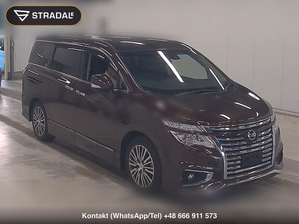 NISSAN ELGRAND 5D 4WD 350 HIGHWAY STAR PREMIUM 2019, aukcja z Japonii, zdjęcie 1