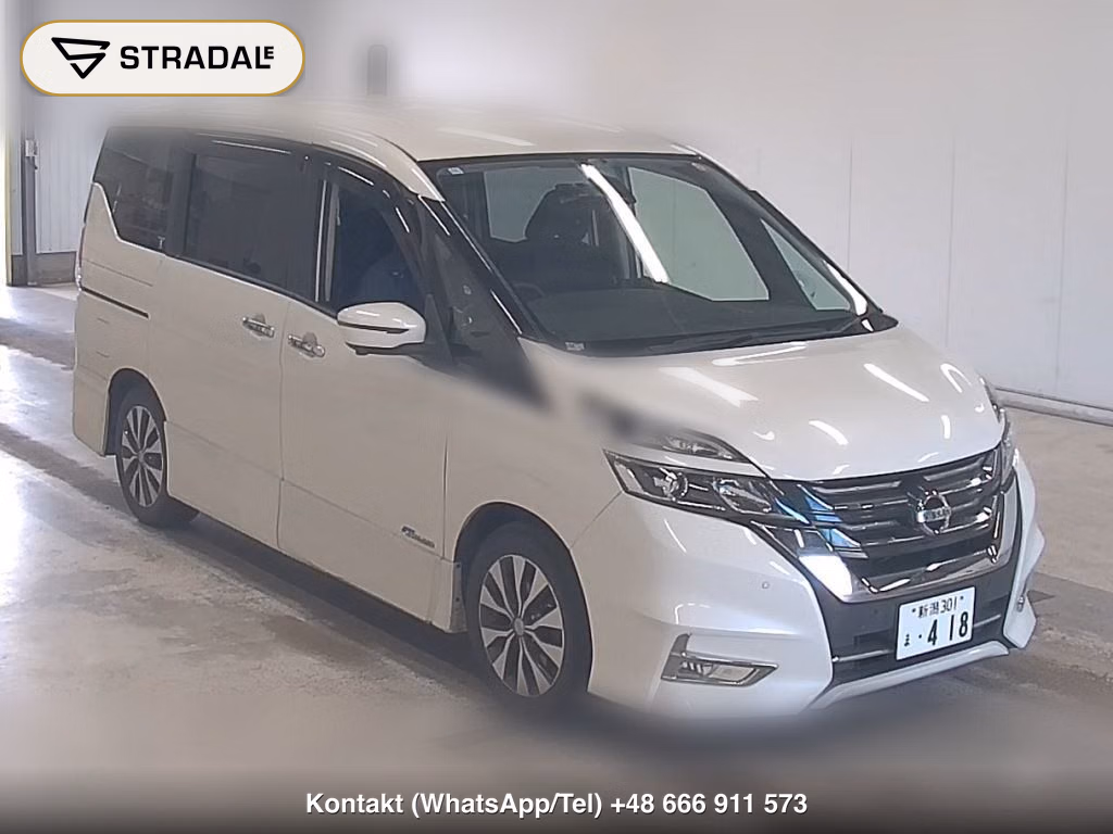 NISSAN SERENA 5D HIGHWAY STAR G 2017, aukcja z Japonii, zdjęcie 1