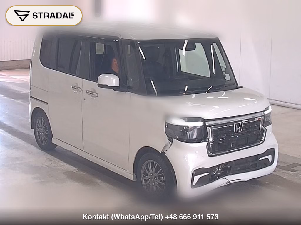 HONDA N-BOX CUSTOM TURBO 2023, aukcja z Japonii, zdjęcie 1