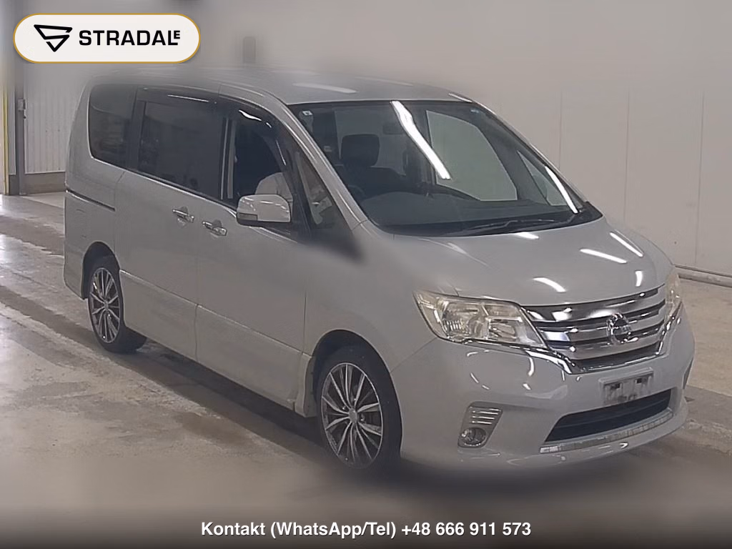 NISSAN SERENA 5D 4WD HIGHWAY STAR 2013, aukcja z Japonii, zdjęcie 1