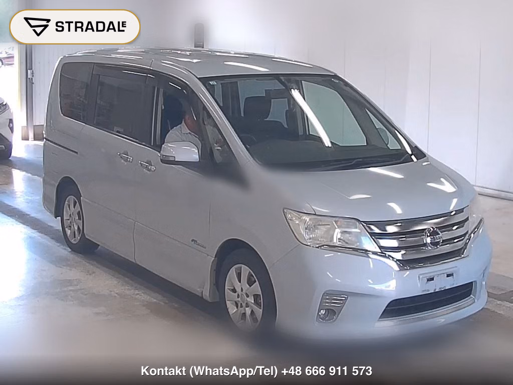 NISSAN SERENA 5D HIGHWAY STAR S-HYBRID V SELECTION 2013, aukcja z Japonii, zdjęcie 1