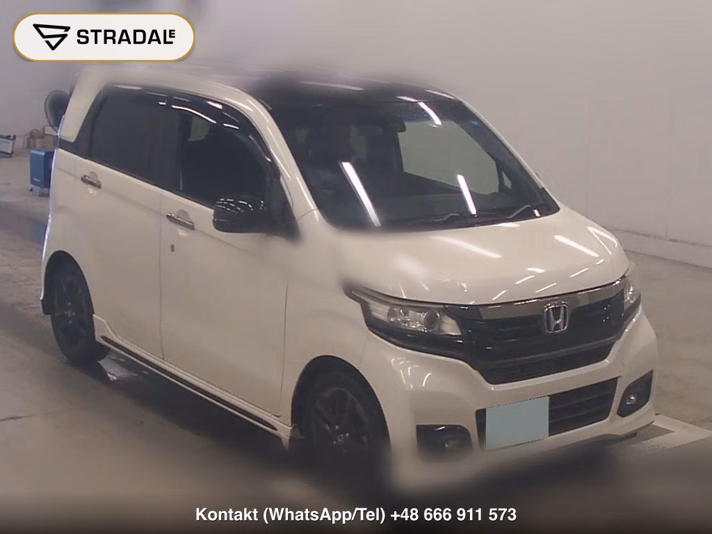 HONDA N-WGN CUSTOM G TURBO SS 2TONE COLOR STYLE PACKAGE 2017, aukcja z Japonii, zdjęcie 1