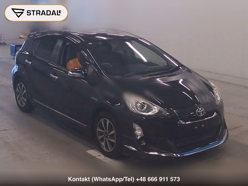TOYOTA AQUA G BLACK SOFT LEATHER SELECTION 2015, aukcja z Japonii, zdjęcie 1
