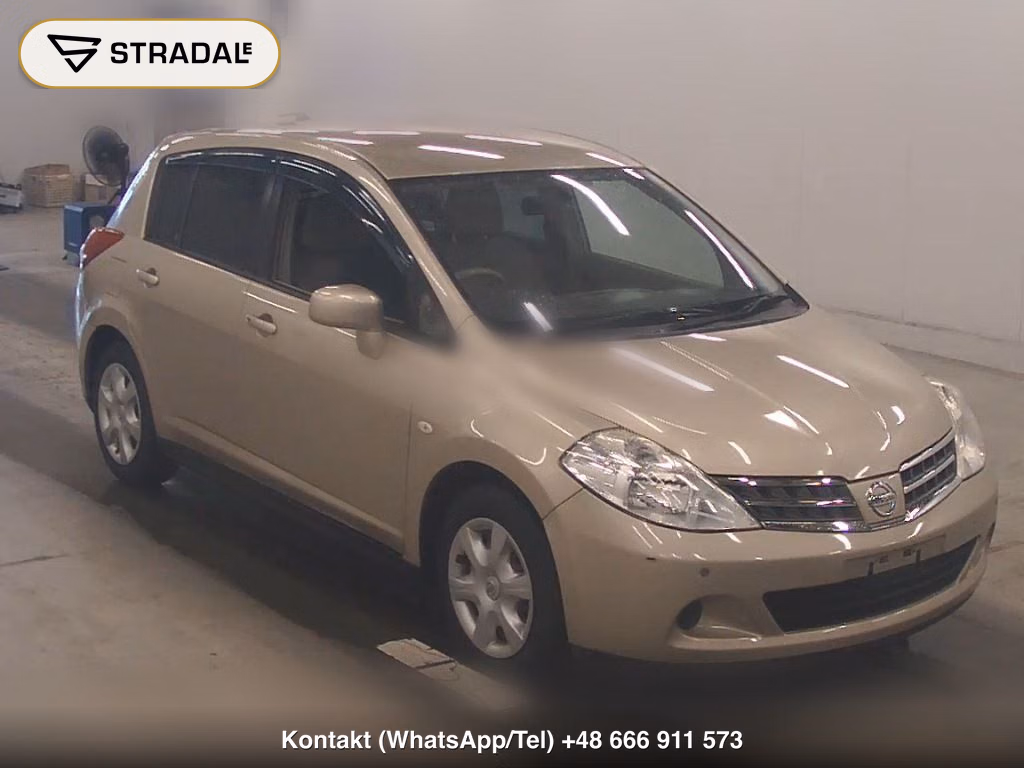 NISSAN TIIDA 15M 2009, aukcja z Japonii, zdjęcie 1