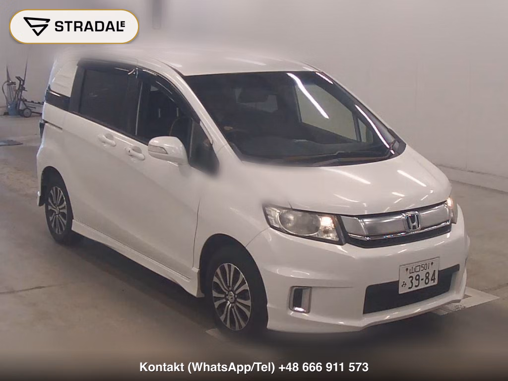 HONDA FREED SPIKE 4WD G AERO 2015, aukcja z Japonii, zdjęcie 1