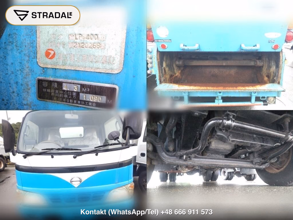 HINO DUTRO 2D GARBAGE TRUCK, miniaturka 7