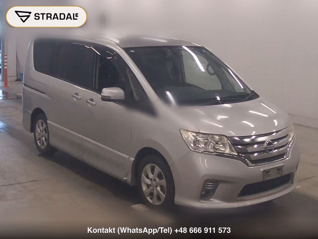 NISSAN SERENA 5D HIGHWAY STAR V SELECTION 2012, aukcja z Japonii, zdjęcie 1
