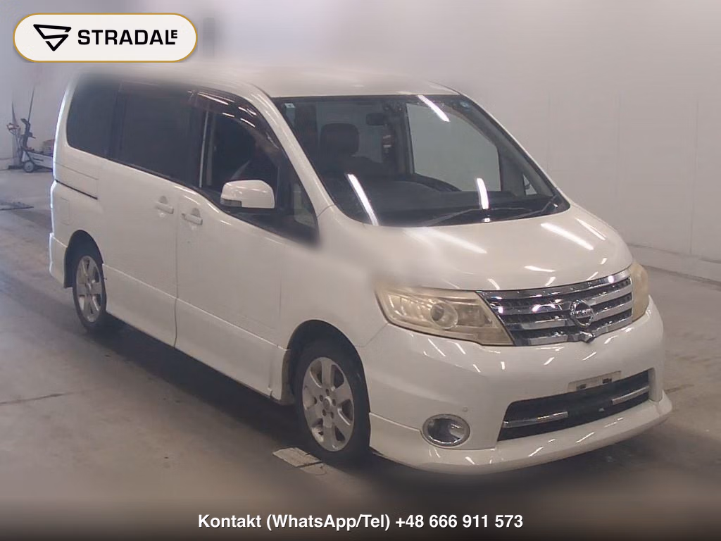 NISSAN SERENA 5D HIGHWAY STAR V SELECTION 2009, aukcja z Japonii, zdjęcie 1