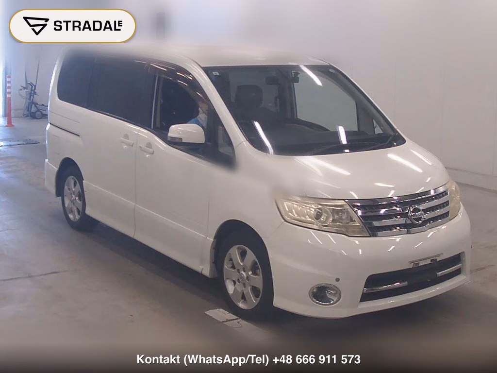 NISSAN SERENA 5D HIGHWAY STAR V SELECTION 2009, aukcja z Japonii, zdjęcie 1