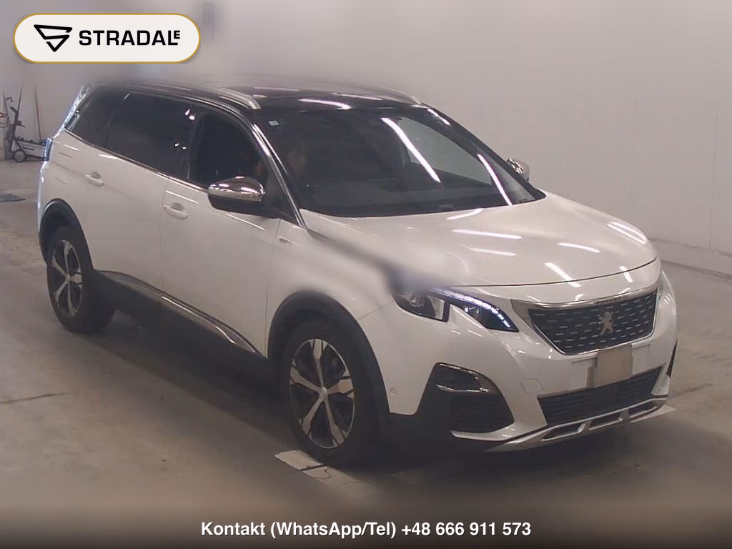 PEUGEOT 5008 GT BLUE HDI 2018, aukcja z Japonii, zdjęcie 1