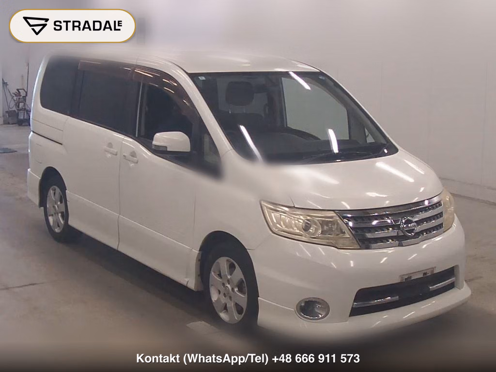NISSAN SERENA 5D HIGHWAY STAR V AERO SELECTION 2010, aukcja z Japonii, zdjęcie 1