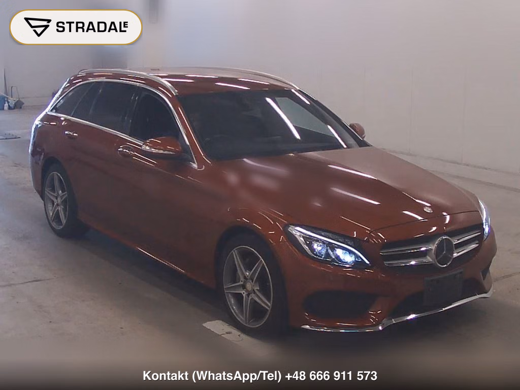 MERCEDES BENZ C-CLASS STATIONWAGON C200 STATIONWAGON SPORTS 2015, aukcja z Japonii, zdjęcie 1
