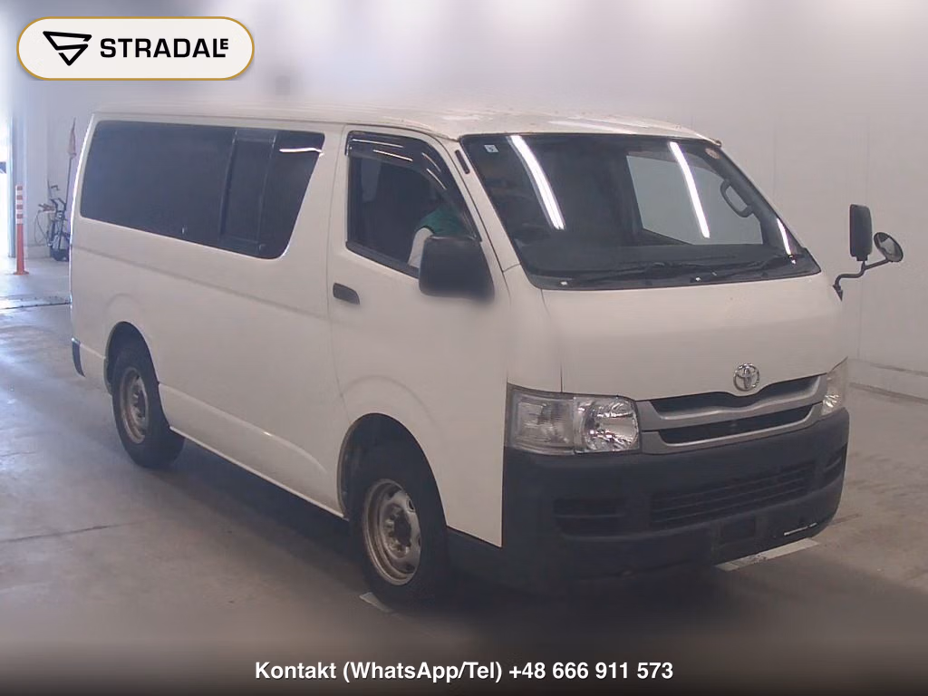 TOYOTA HIACE VAN 4D 4WD DX 2008, aukcja z Japonii, zdjęcie 1