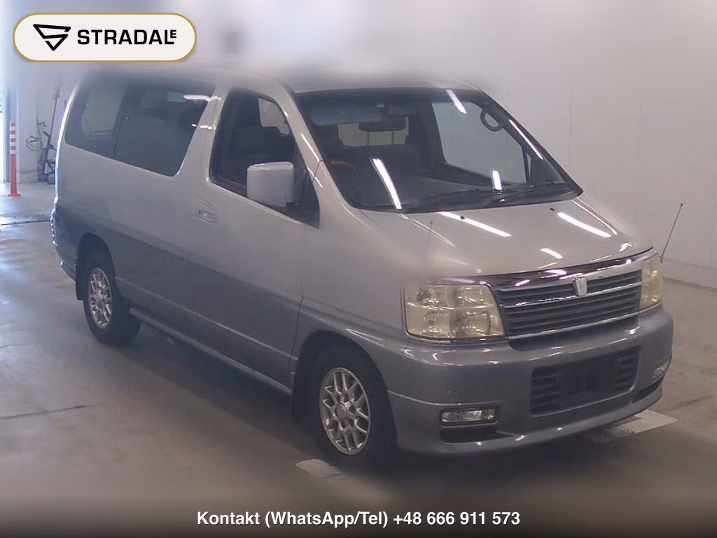 NISSAN ELGRAND 4D V 2001, aukcja z Japonii, zdjęcie 1