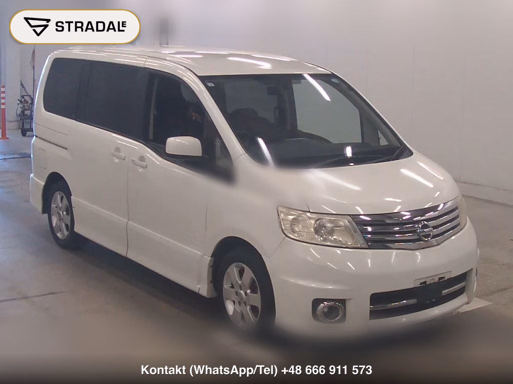NISSAN SERENA 5D HIGHWAY STAR 2007, aukcja z Japonii, zdjęcie 1