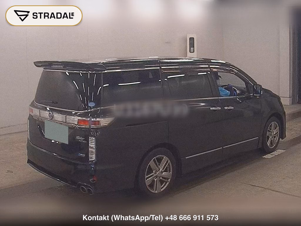 NISSAN ELGRAND 5D RIDER BLACK LEATHER SEAT MANUAL SEAT, miniaturka 6
