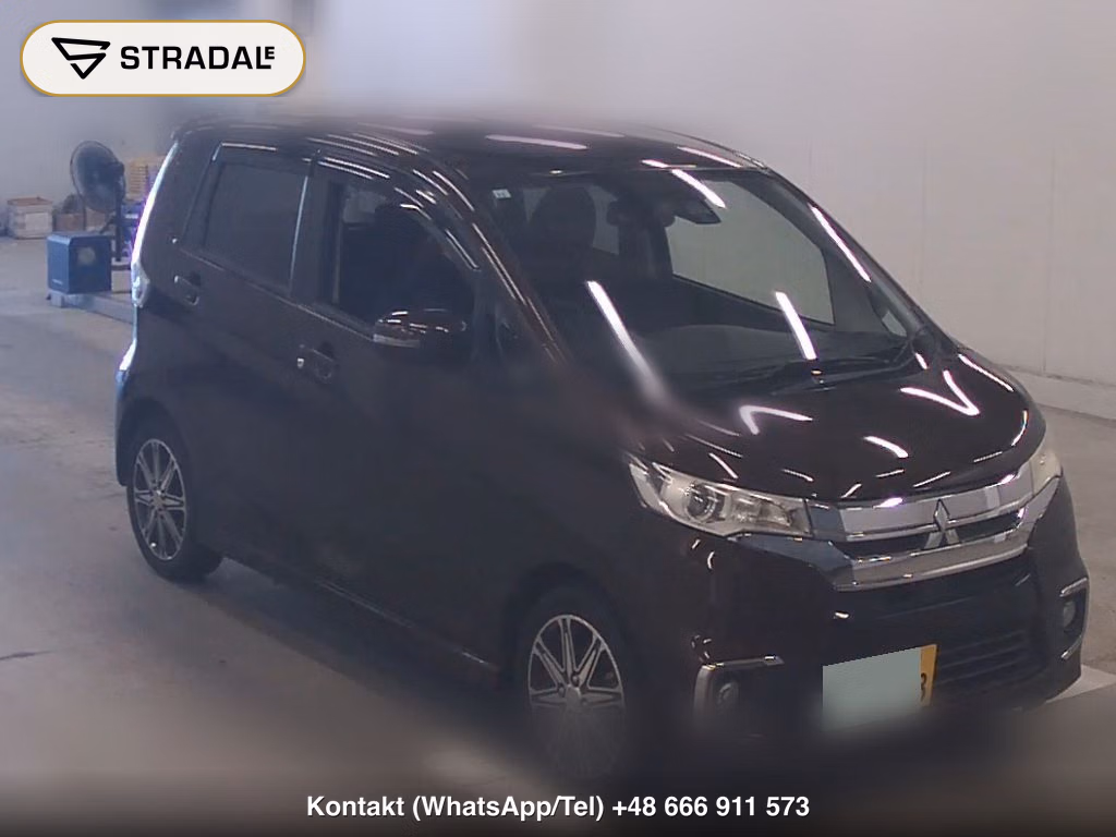 MITSUBISHI EK CUSTOM T SAFETY PACKAGE 2015, aukcja z Japonii, zdjęcie 1