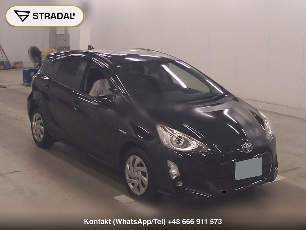 TOYOTA AQUA G BLACK SOFT LEATHER SELECTION 2015, aukcja z Japonii, zdjęcie 1