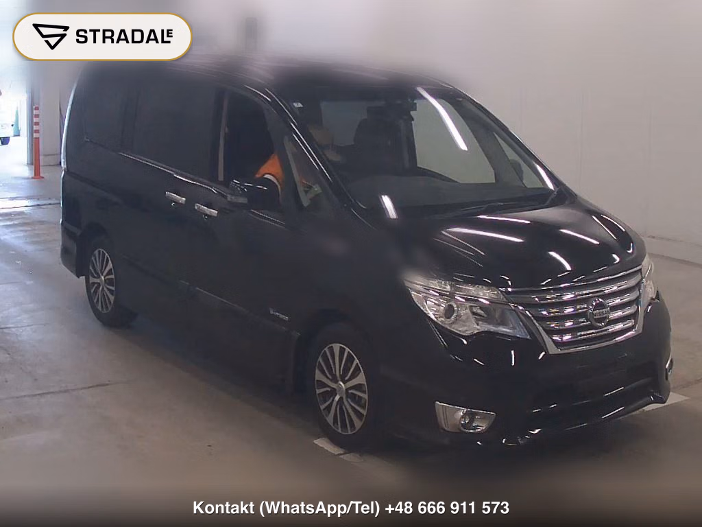 NISSAN SERENA 5D HIGHWAY STAR V SELECTION + SAFETY SHV 2016, aukcja z Japonii, zdjęcie 1