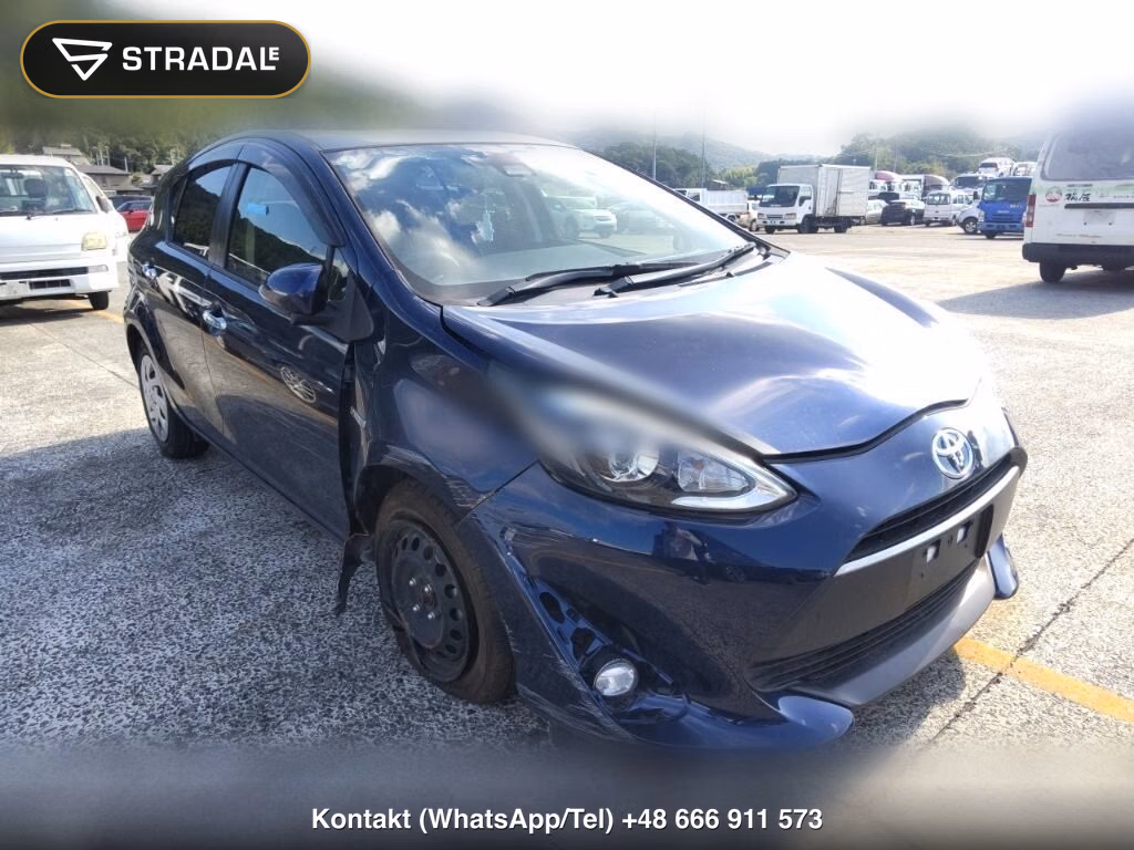 TOYOTA AQUA S STYLE BLACK 2018, aukcja z Japonii, zdjęcie 1