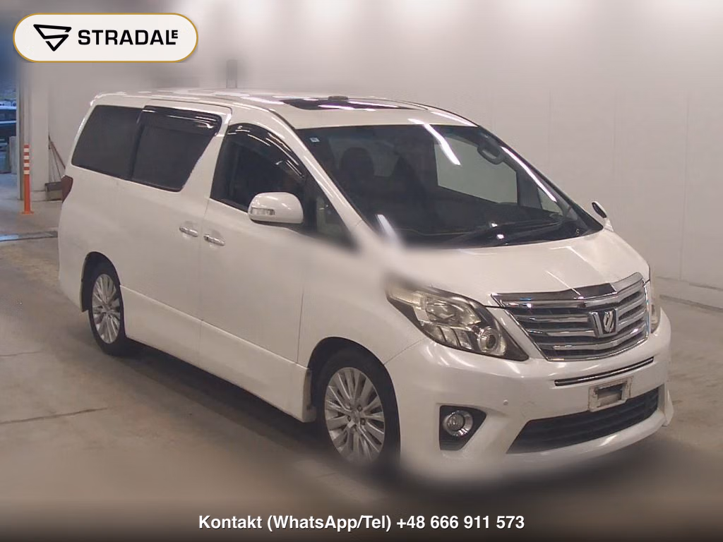 TOYOTA ALPHARD 240S 2012, aukcja z Japonii, zdjęcie 1