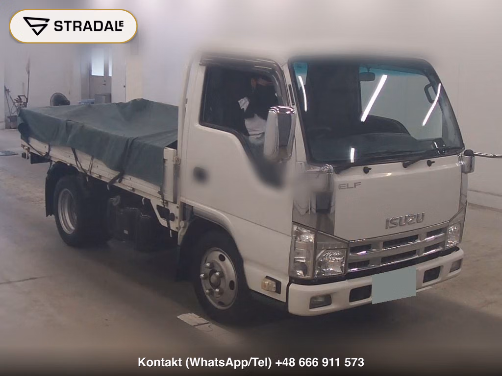 ISUZU ELF TRUCK 2D FULL FLAT LOW 2019, aukcja z Japonii, zdjęcie 1