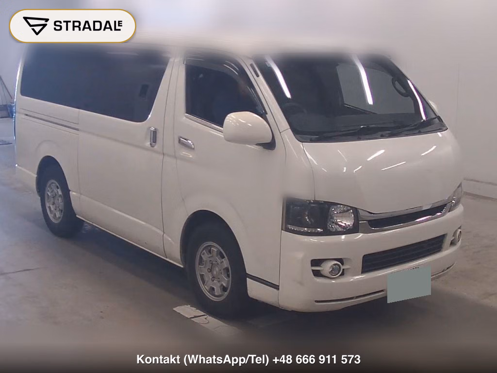 TOYOTA HIACE VAN 5D LONG SUPER GL 2008, aukcja z Japonii, zdjęcie 1