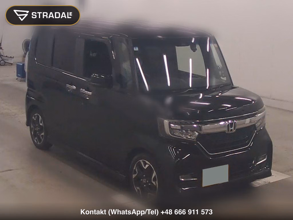 HONDA N-BOX CUSTOM G・L TURBO HONDA SENSING 2017, aukcja z Japonii, zdjęcie 1