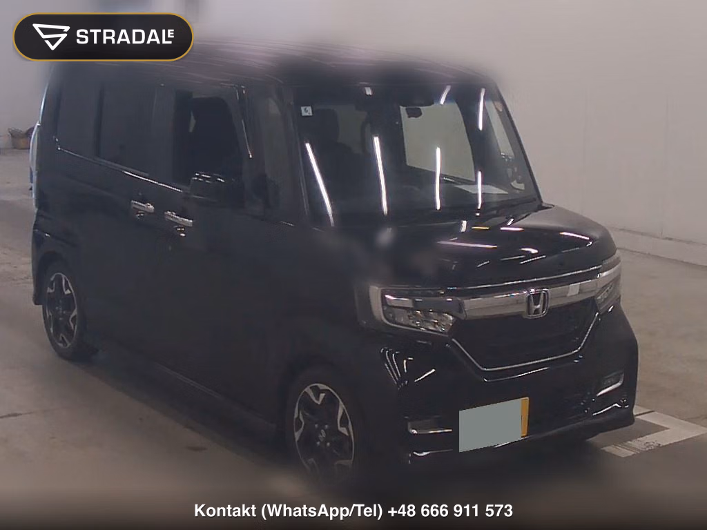 HONDA N-BOX CUSTOM G・EX TURBO HONDA SENSING 2018, aukcja z Japonii, zdjęcie 1