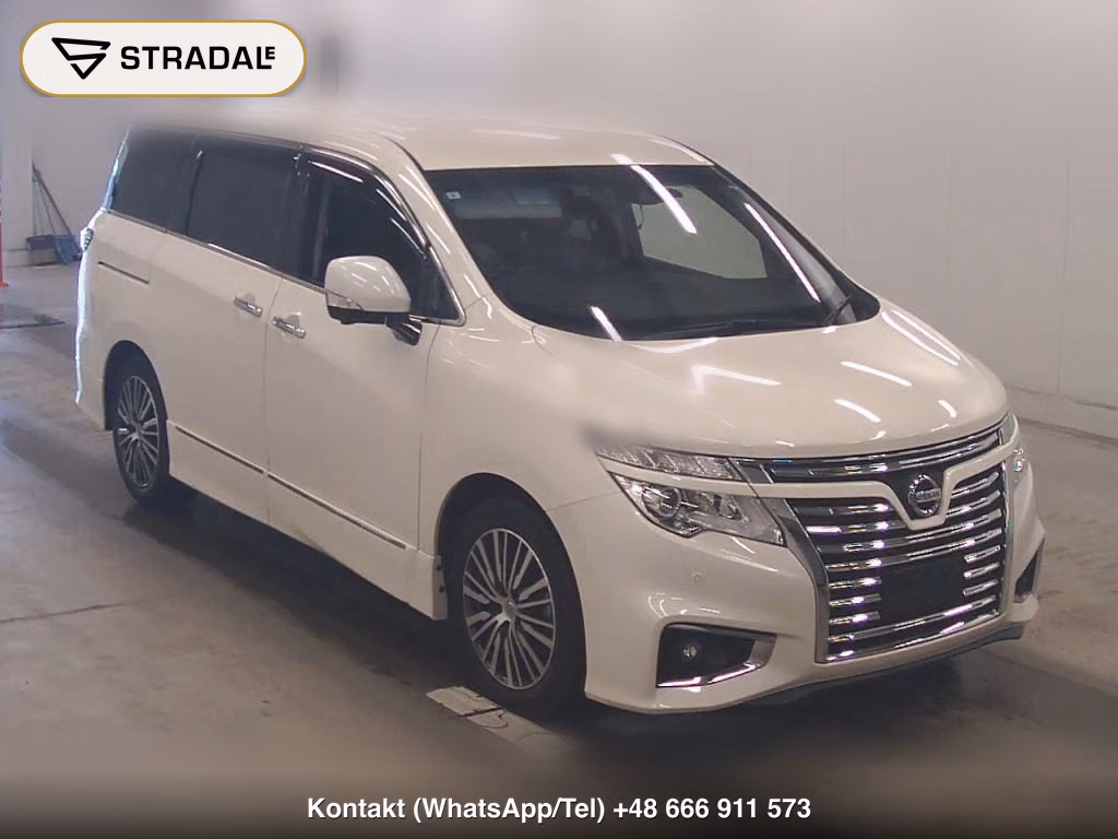 NISSAN ELGRAND 5D 350 HIGHWAY STAR PREMIUM 2019, aukcja z Japonii, zdjęcie 1