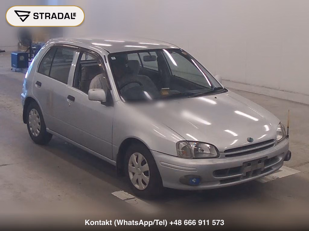 TOYOTA STARLET 5D REFLET F LIMITED 1998, aukcja z Japonii, zdjęcie 1
