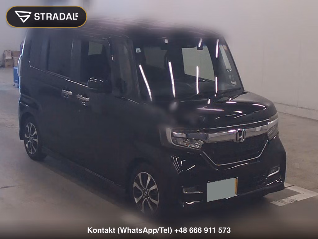 HONDA N-BOX CUSTOM G・L HONDA SENSING 2017, aukcja z Japonii, zdjęcie 1