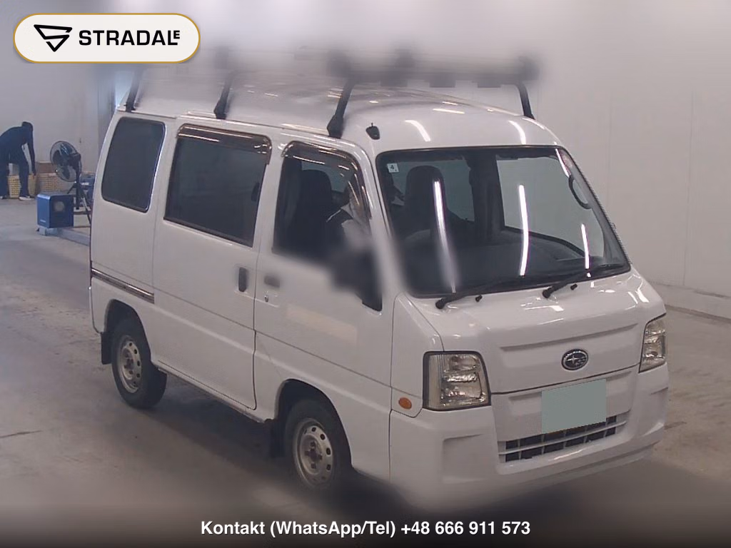 SUBARU SAMBAR VAN 5D 4WD TRANSPORTER 2011, aukcja z Japonii, zdjęcie 1