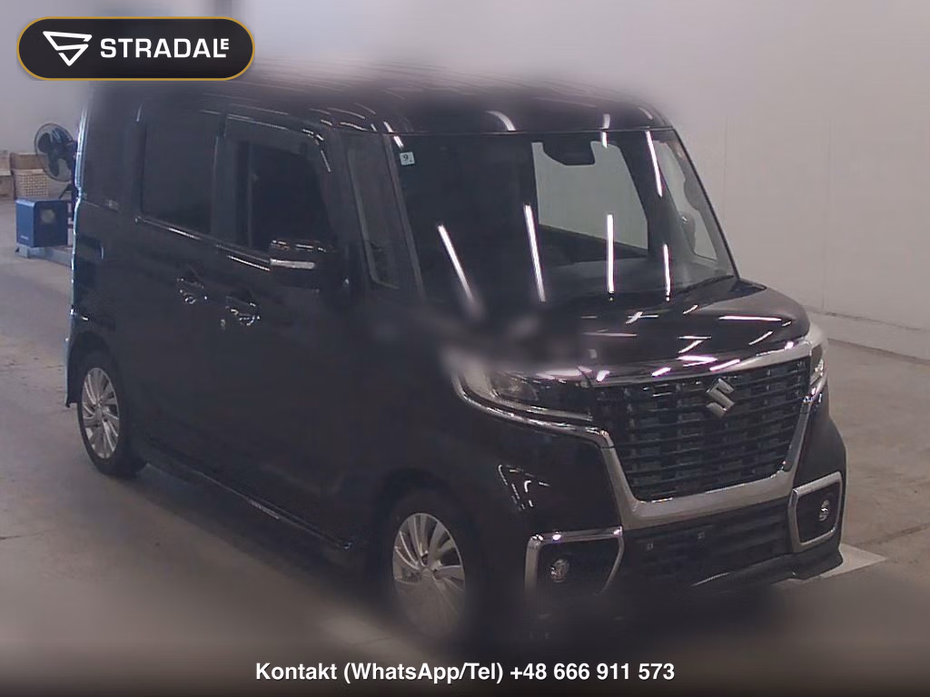 SUZUKI SPACIA CUSTOM 4WD HYBRID GS 2018, aukcja z Japonii, zdjęcie 1