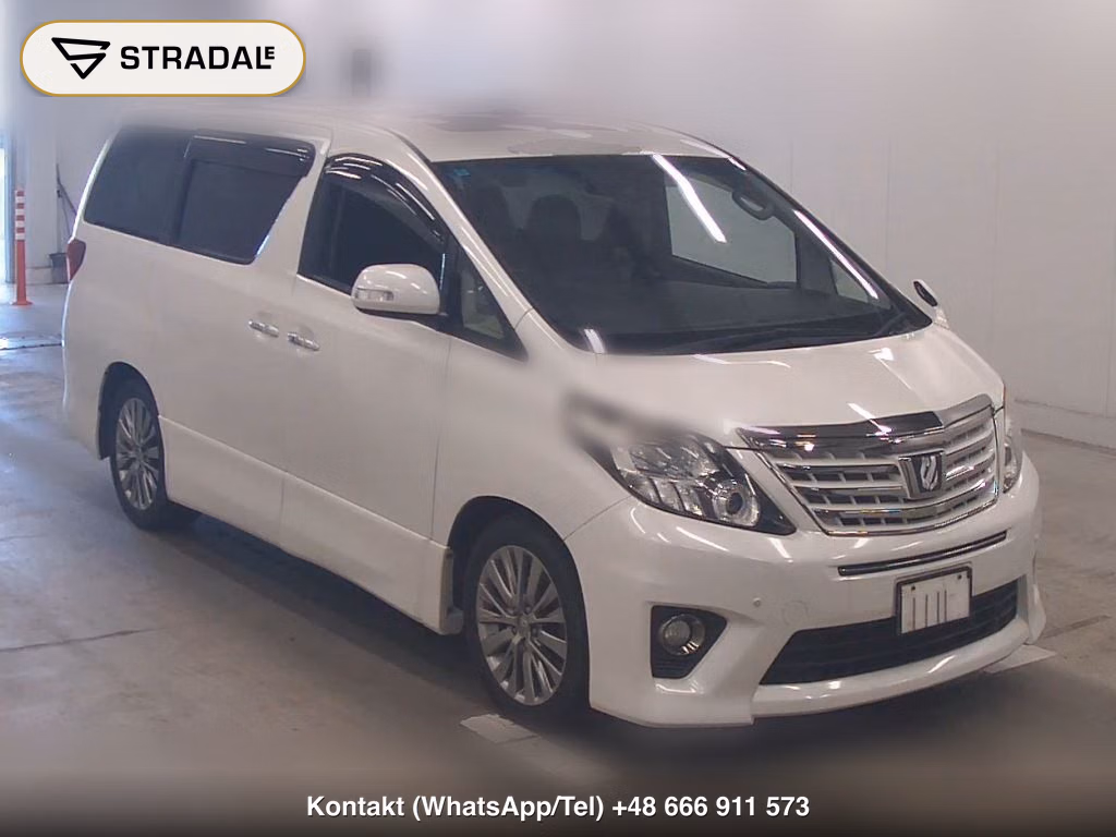 TOYOTA ALPHARD 240S TYPE GOLD 2012, aukcja z Japonii, zdjęcie 1