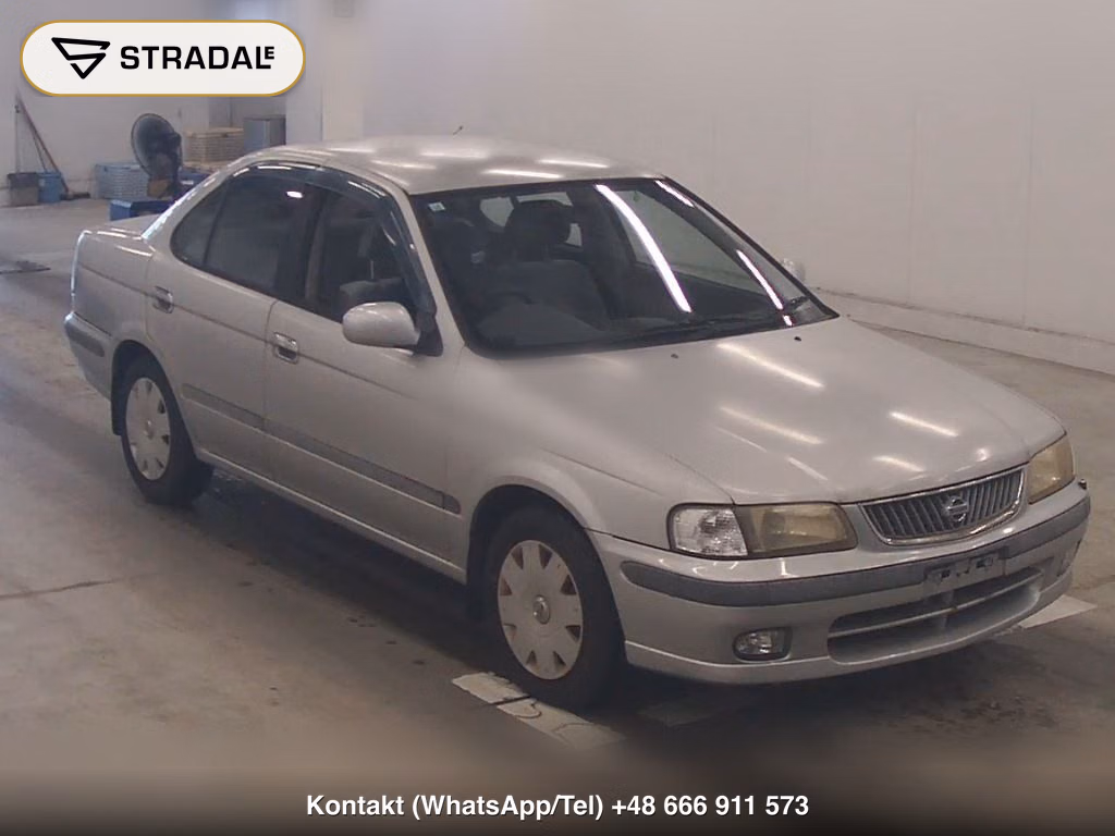 NISSAN SUNNY 4D EX SALOON SV 2001, aukcja z Japonii, zdjęcie 1
