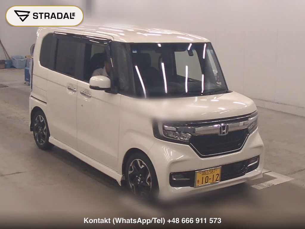 HONDA N-BOX CUSTOM G･EX TURBO HONDA SENSING 2018, aukcja z Japonii, zdjęcie 1