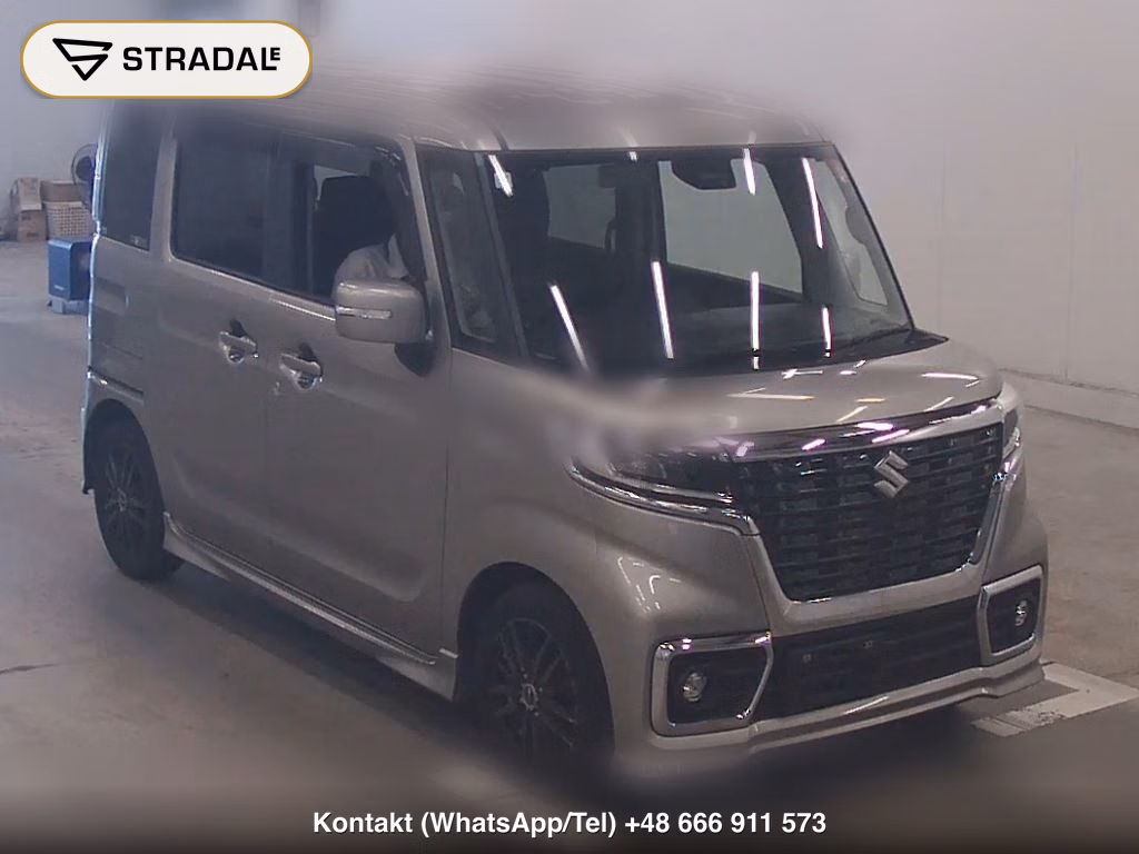 SUZUKI SPACIA CUSTOM 4WD HYBRID GS 2019, aukcja z Japonii, zdjęcie 1